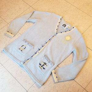SOLD- Libra Astrology Vintage Cardigan
